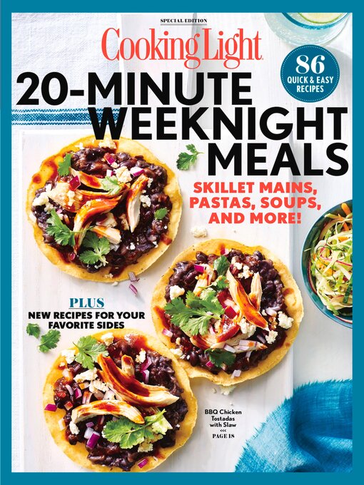 Title details for COOKING LIGHT 20 Minute Weeknight Meals by The Editors of Cooking Light - Wait list